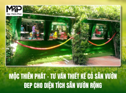 Mộc Thiên Phát - Tư Vấn Thiết Kế Cỏ Sân Vườn Đẹp Cho Diện Tích Sân Vườn Rộng