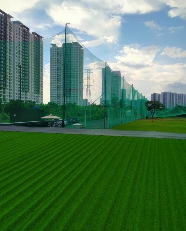 bão trì sân golf tại quận 11 uy tín , sửa chữa vá lưới sau thời gian sử dụng 