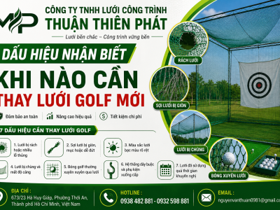 Dấu hiệu nhận biết khi nào cần thay lưới golf mới
