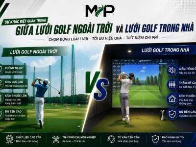 Sự khác biệt quan trọng giữa lưới golf ngoài trời và trong nhà