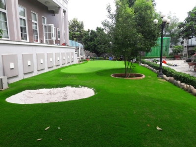 Thi công lưới sân golf Tân Sơn Nhất