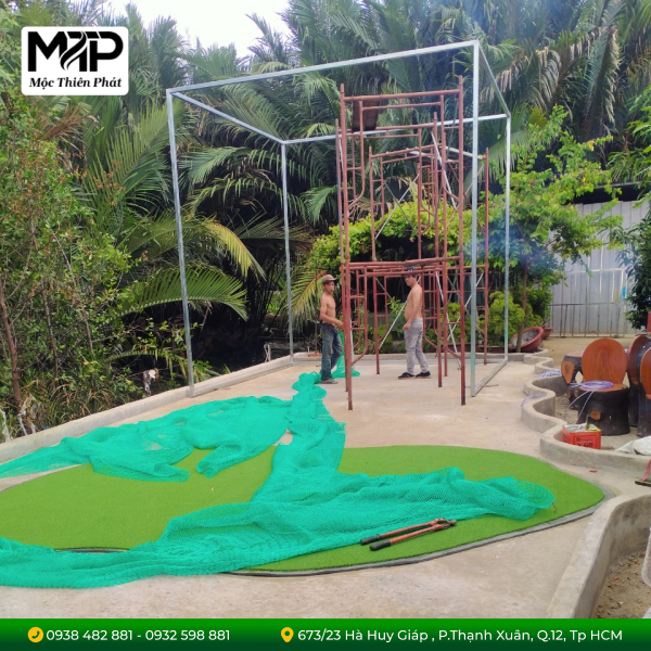 Thiết kế thi công sân golf mini tại nhà từ A đến Z