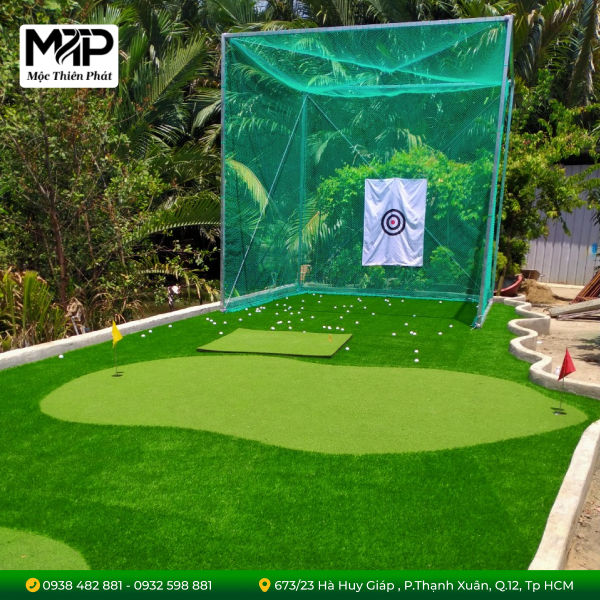 Thiết kế thi công sân golf mini tại nhà từ A đến Z