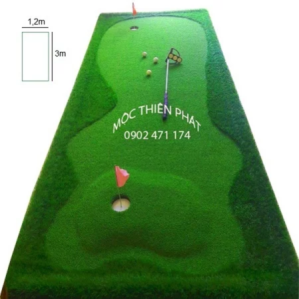Thảm tập golf Putting 123